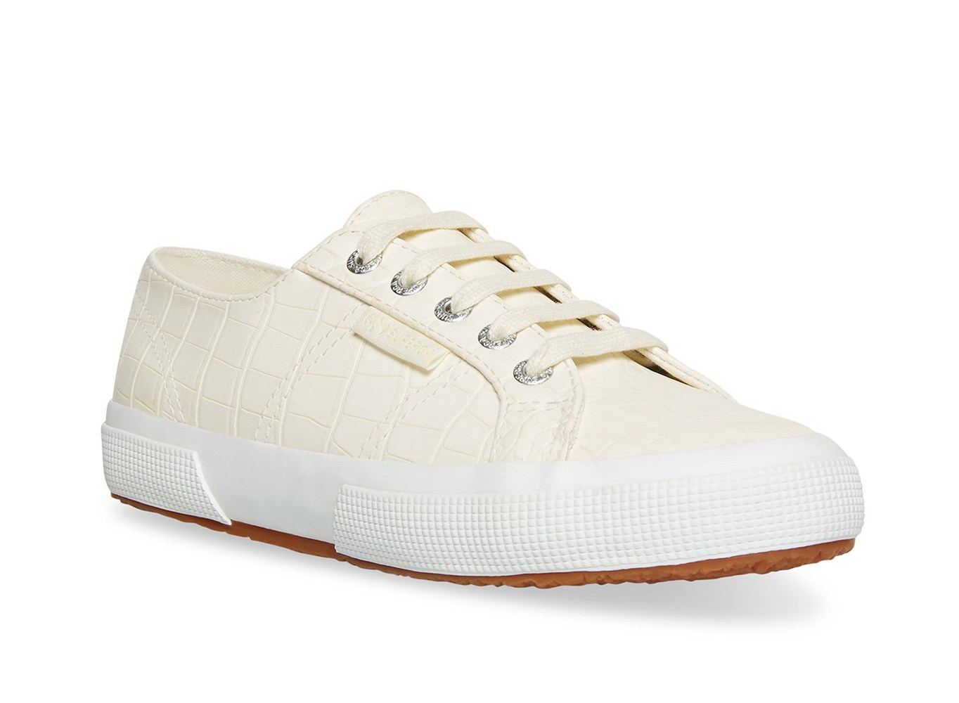 Superga Sneakers Womens - 2750 Syntcrocodilew - Beige - PCERV6483